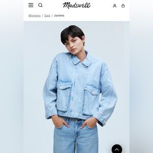 Madewell Light Blue Jean Jacket Medium - fresh from dry cleaners